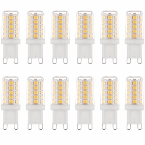 12 x G9 LED Non-Dimmable Light Bulb 2.3W Warm White contemporary ceiling fixture
