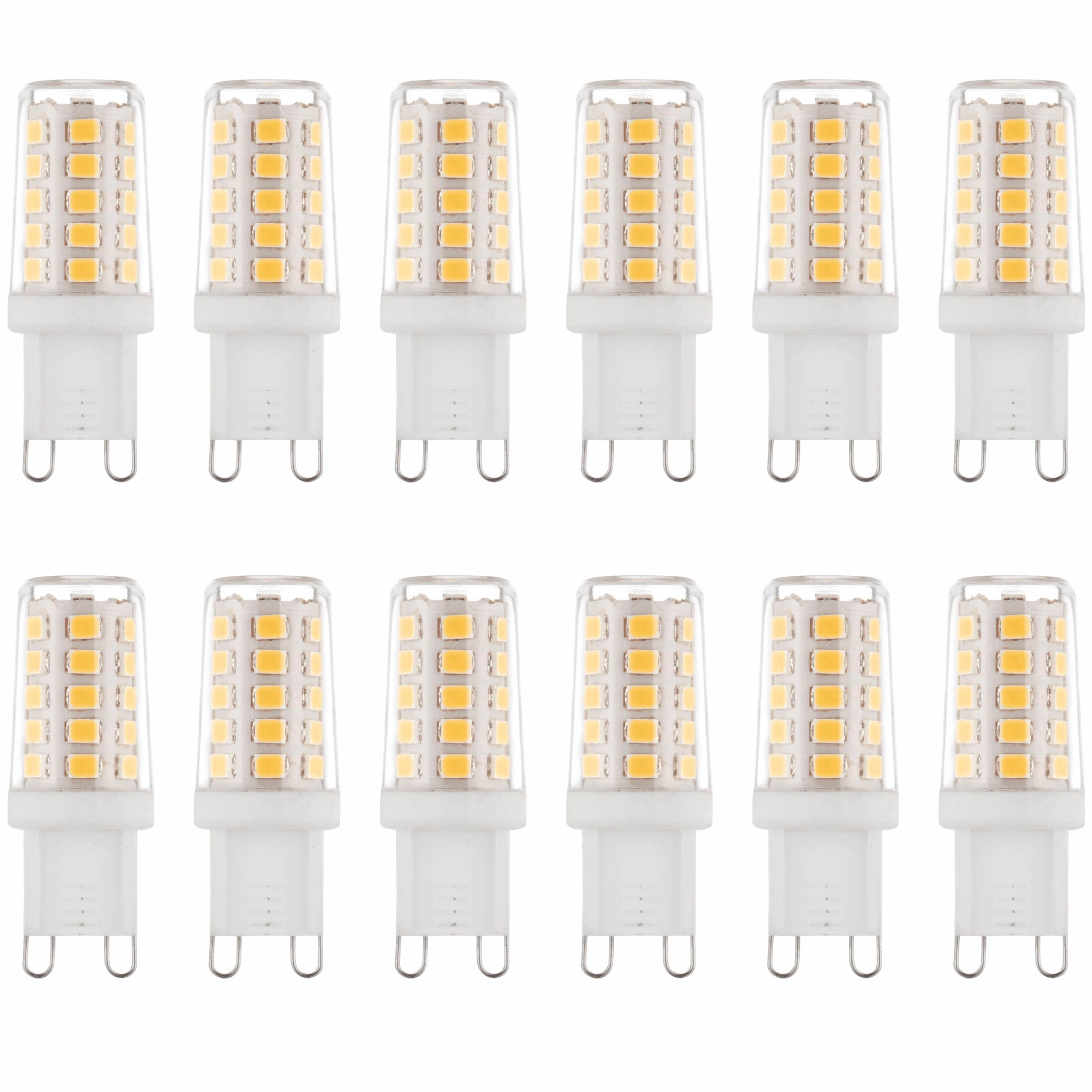 12 x G9 LED Non-Dimmable Light Bulb 2.3W Warm White contemporary ceiling fixture