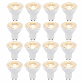 12 X GU10 LED 6W 38 Degree Warm White Bulb contemporary ceiling fixture