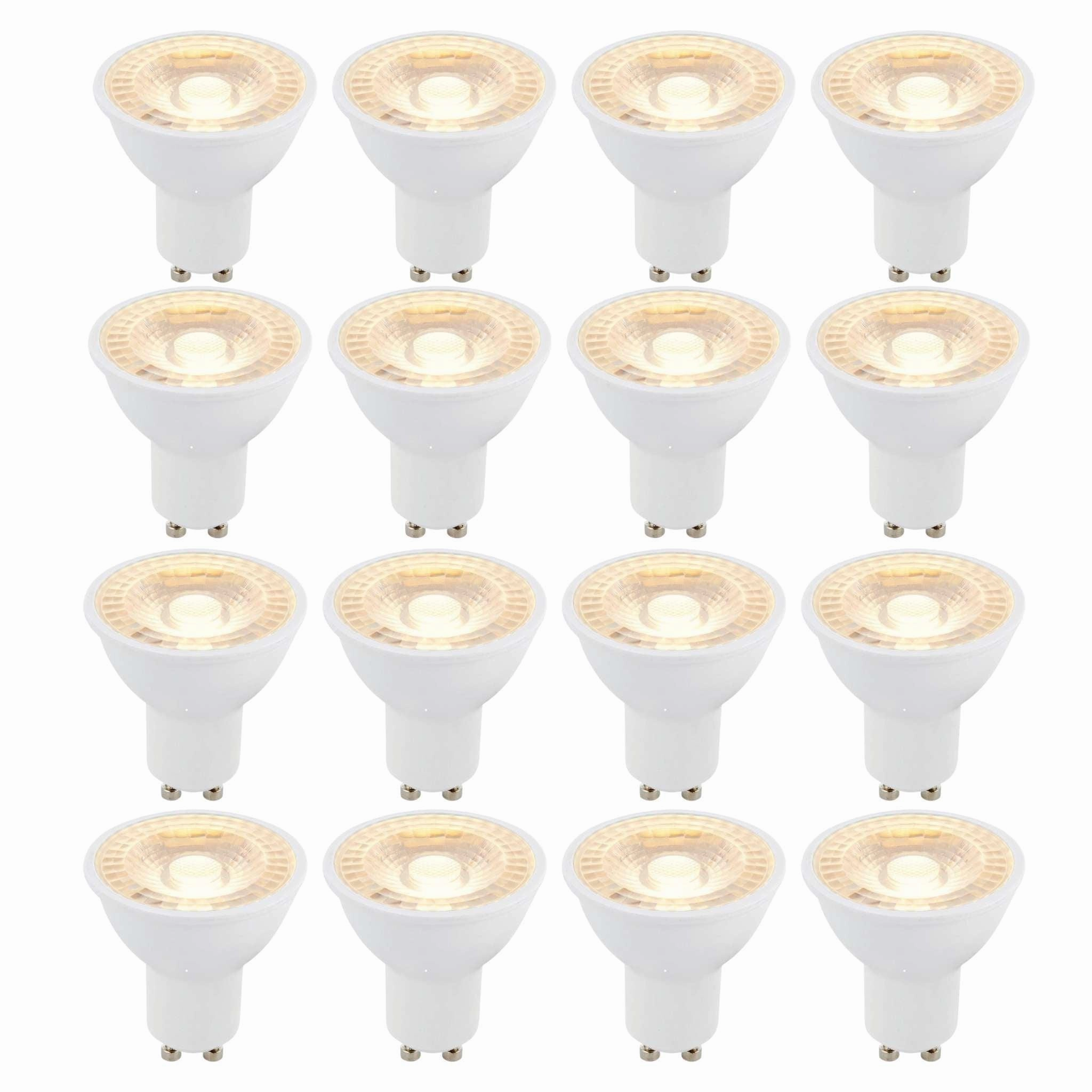 12 X GU10 LED 6W 38 Degree Warm White Bulb contemporary ceiling fixture