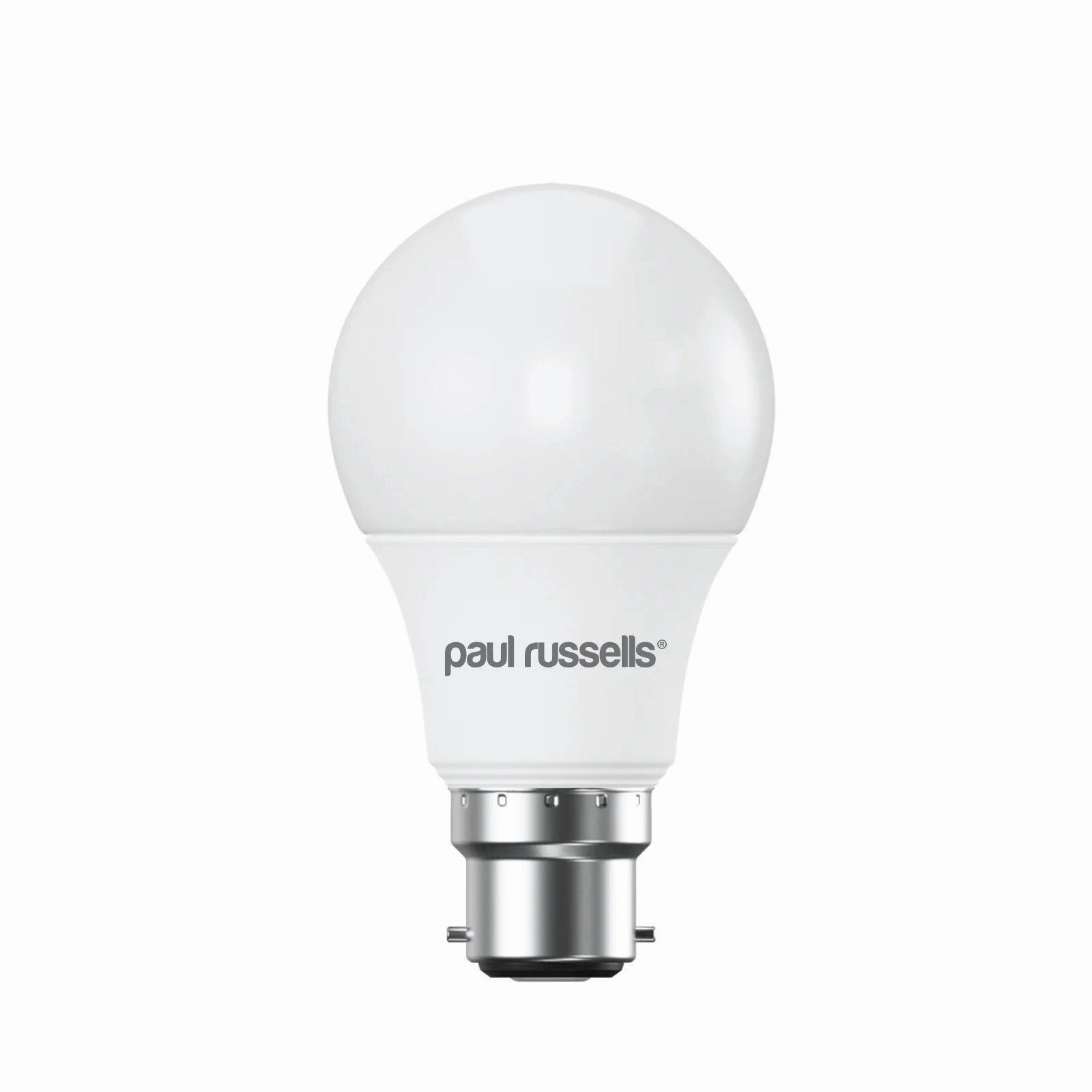 12 X LED Dimmable B22 8.5W (60W) Warm White GLS Bayonet Cap Light Bulbs