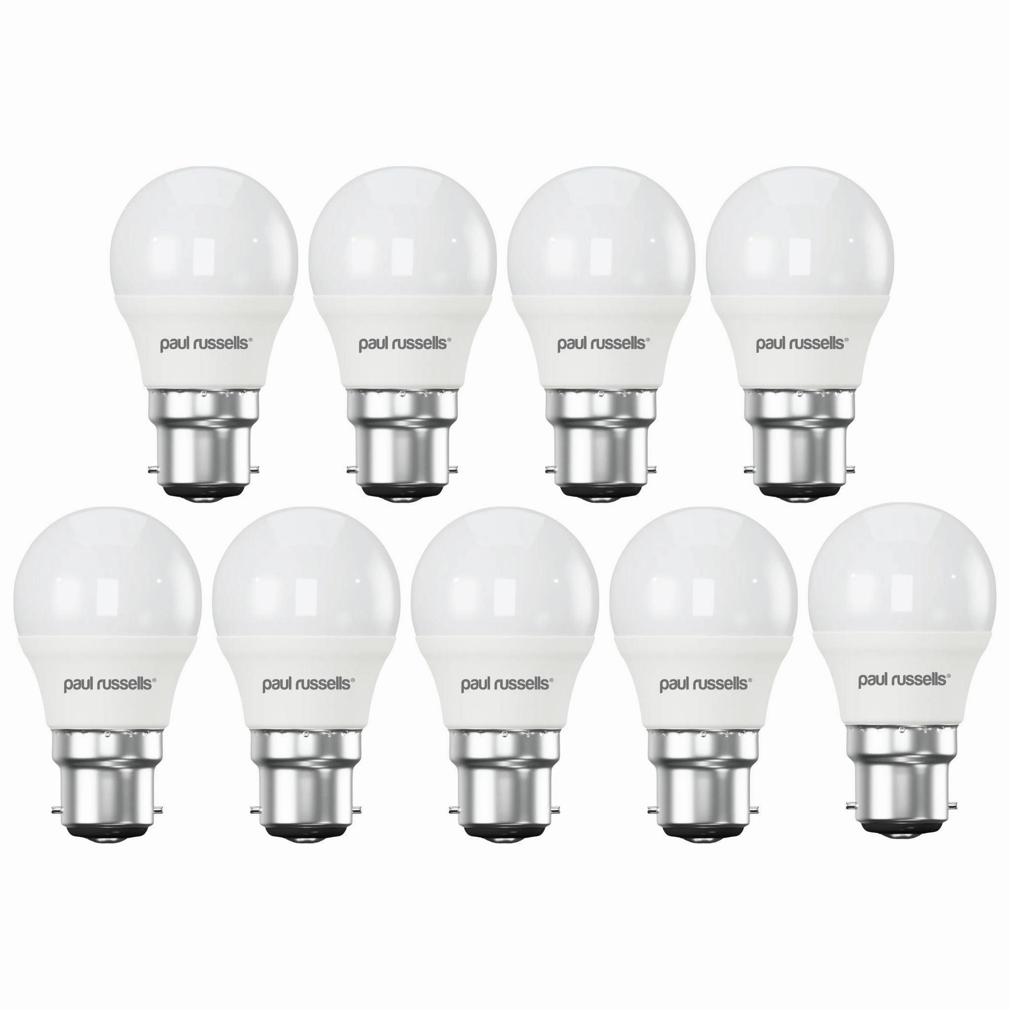 12 X LED Dimmable Golf B22 5.5W (40W) Warm White Bayonet Cap Light Bulbs contemporary ceiling fixture