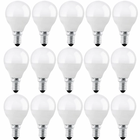 15 x E14 LED Lamp/Bulb Dimmable 4W (40W Equivalent) contemporary ceiling fixture