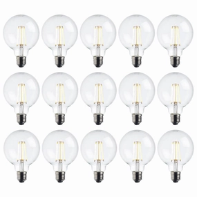 15 x E27 Warm White LED Filament Globe Light Bulb Dimmable 7W contemporary ceiling fixture