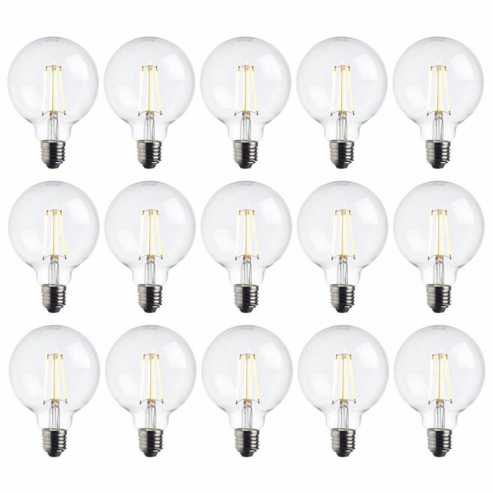 15 x E27 Warm White LED Filament Globe Light Bulb Dimmable 7W contemporary ceiling fixture