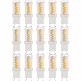 15 x G9 LED Non-Dimmable Light Bulb 2.3W Warm White contemporary ceiling fixture