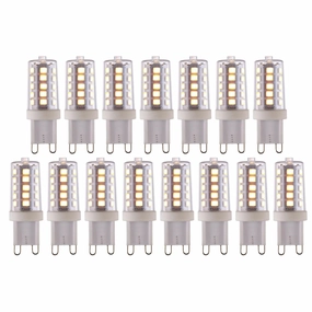 15 X G9 LED SMD Dimmable Light Bulb 3.7W Warm White contemporary ceiling fixture
