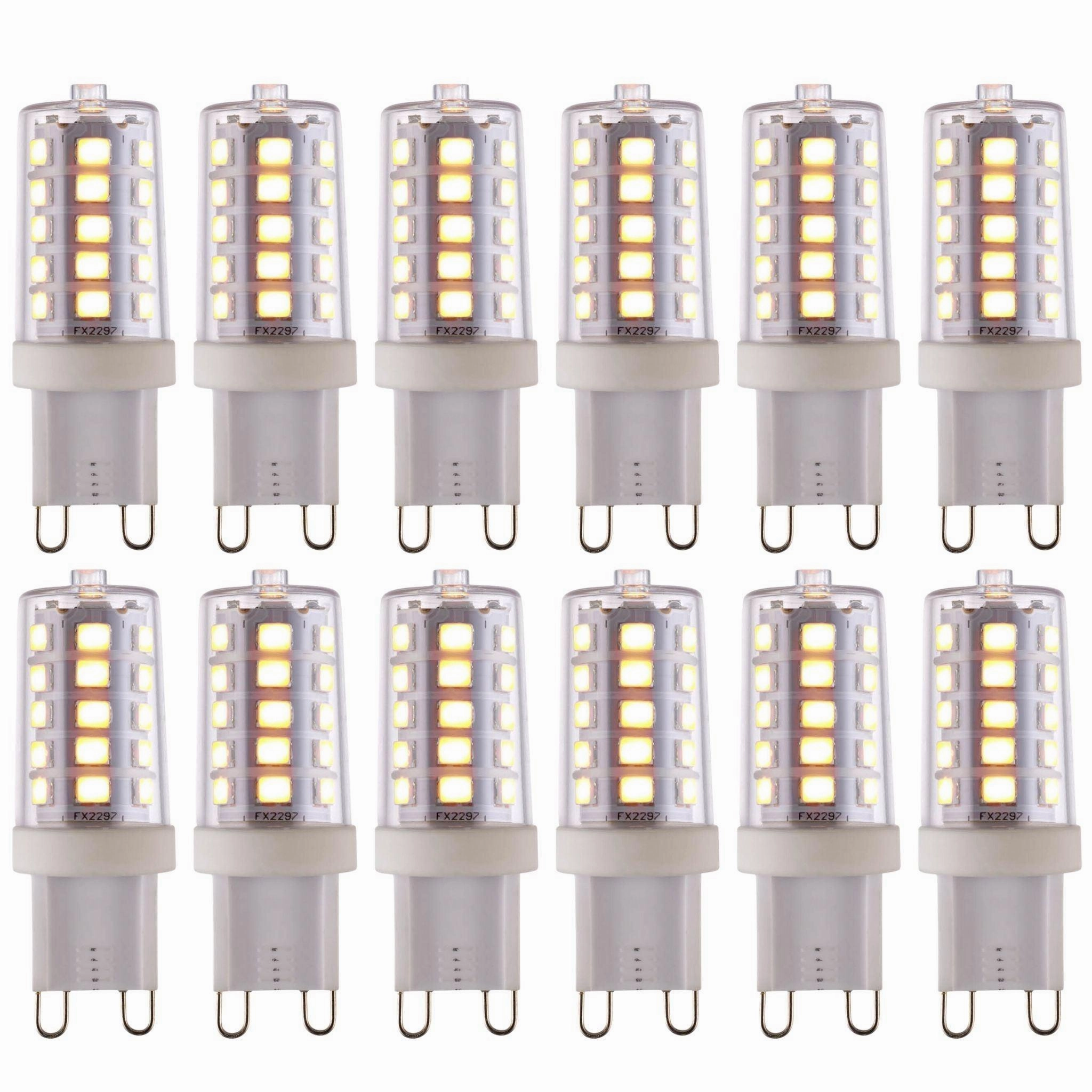 15 X G9 LED SMD Dimmable Light Bulb 3.7W Warm White