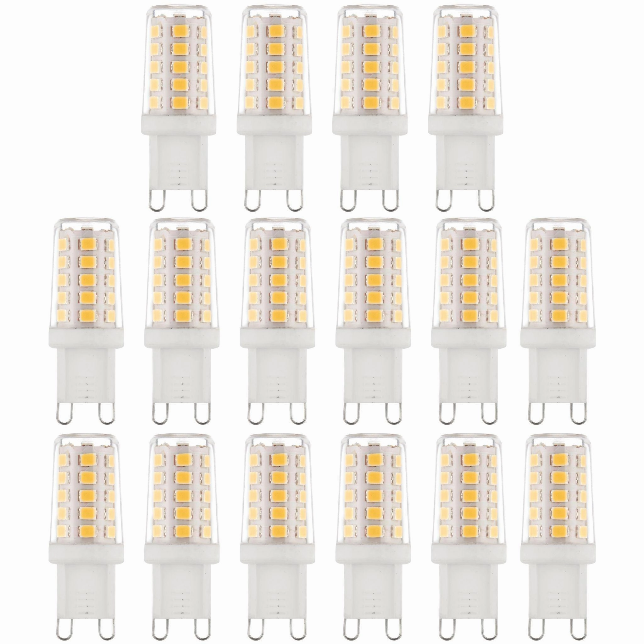 16 x G9 LED Non-Dimmable Light Bulb 2.3W Warm White contemporary ceiling fixture