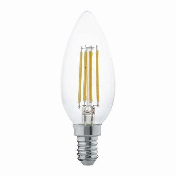 18 x E14 LED Dimmable Candle Filament Bulbs 4W (25W Equivalent)