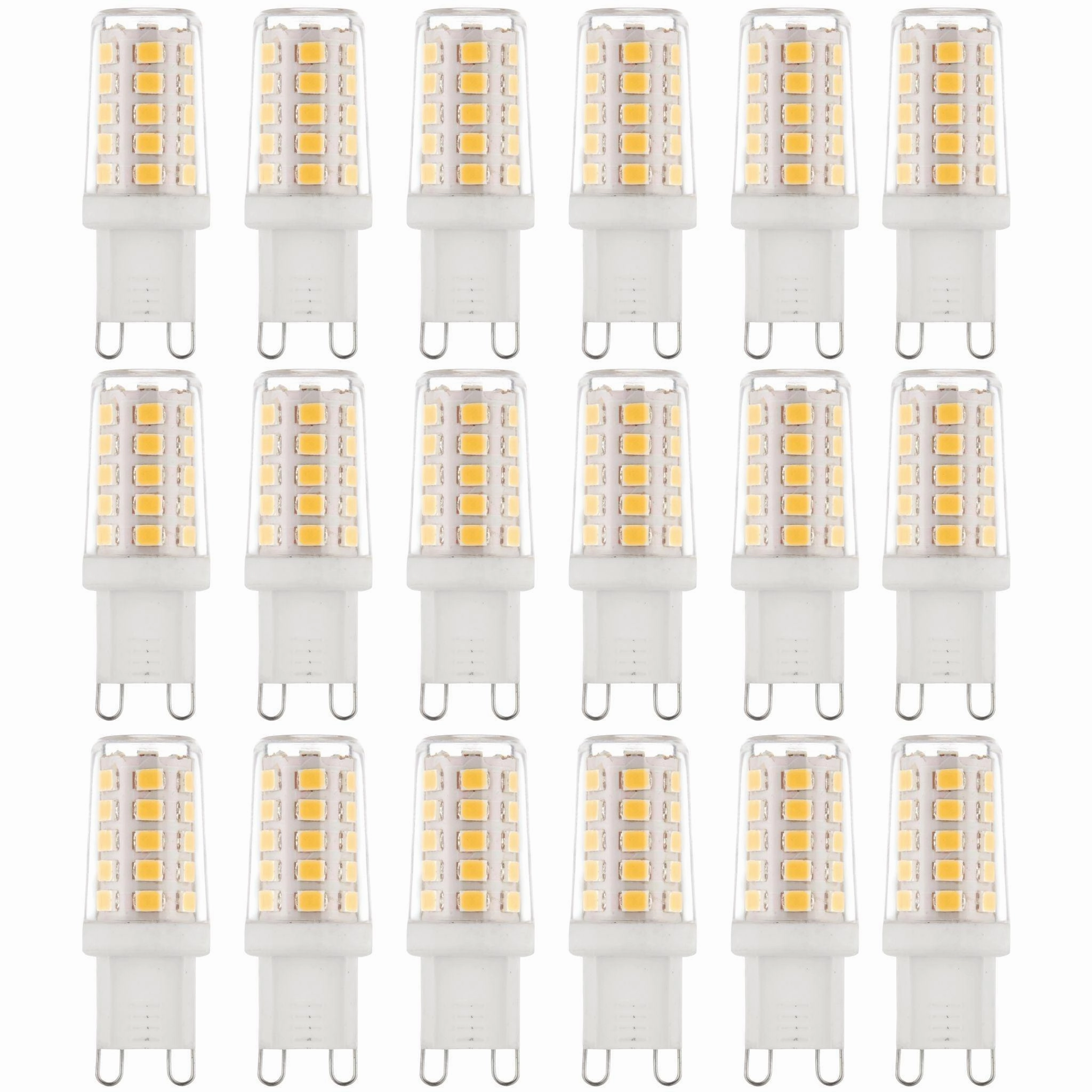 18 x G9 LED Non-Dimmable Light Bulb 2.3W Warm White contemporary ceiling fixture