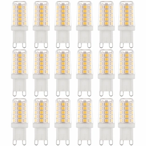 18 x G9 LED Non-Dimmable Light Bulb 2.3W Warm White contemporary ceiling fixture
