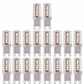 18 X G9 LED SMD Dimmable Light Bulb 3.7W Warm White contemporary ceiling fixture