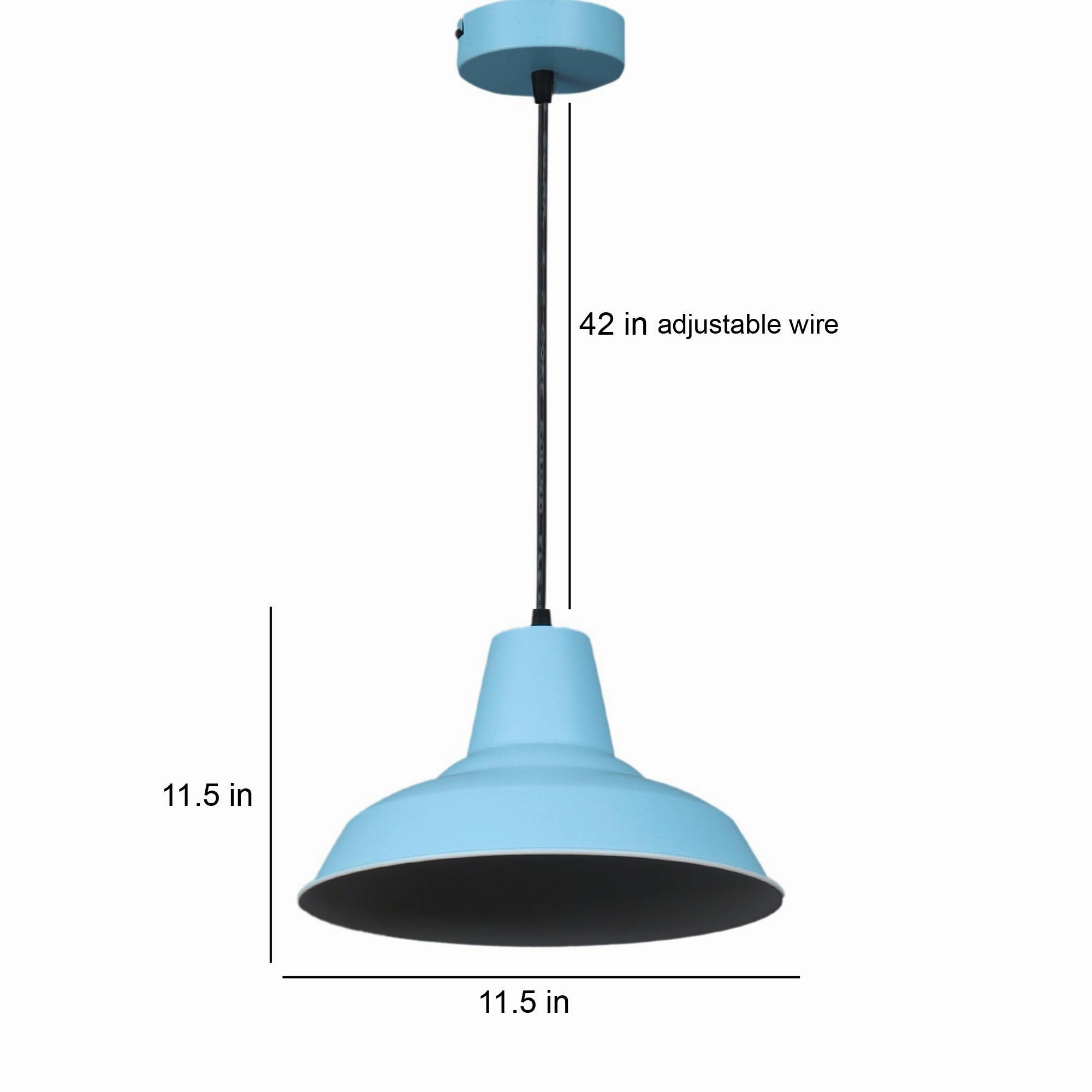 1965 Monging Blue Hanging Light by SS Lightings