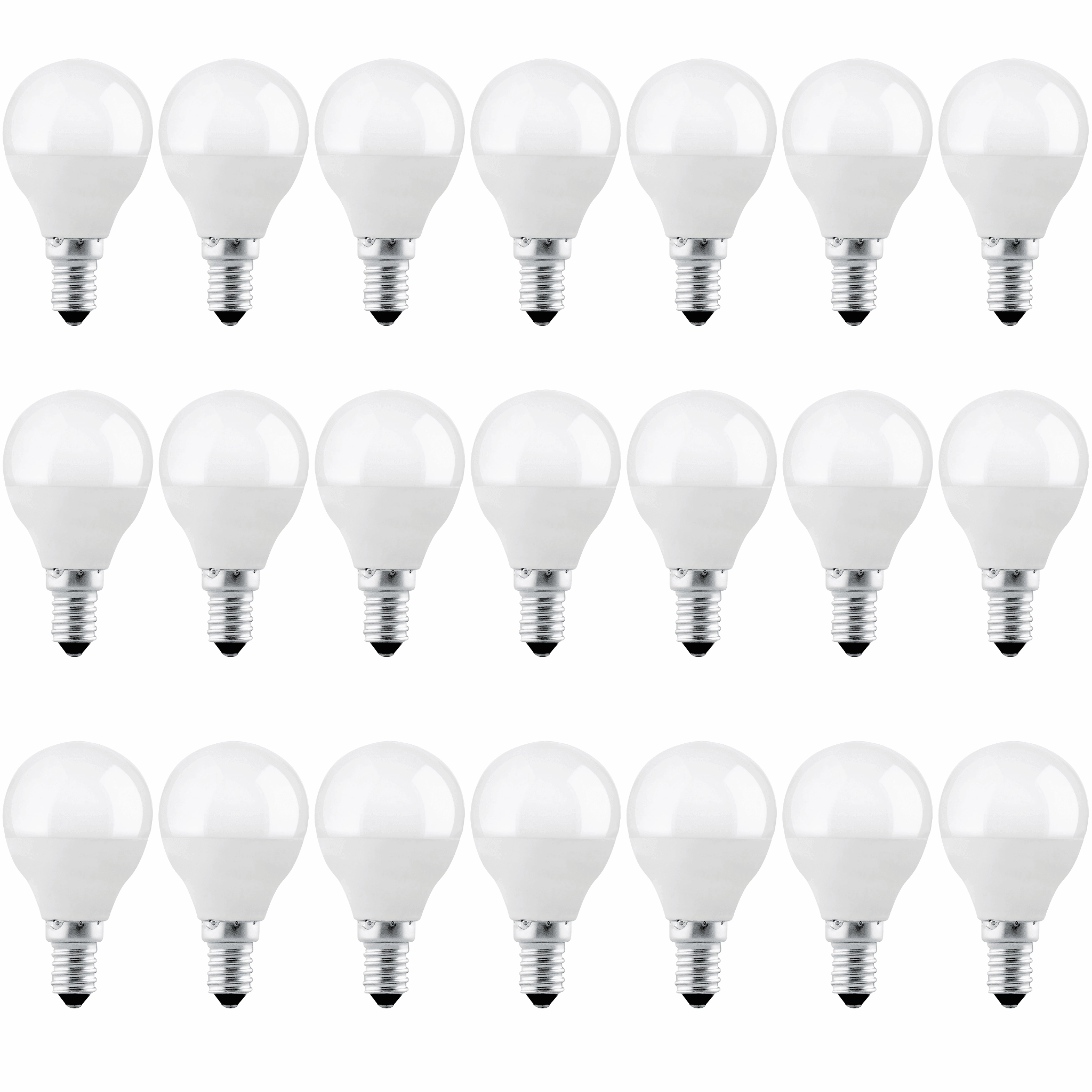 21 x E14 LED Lamp/Bulb Dimmable 4W (40W Equivalent) contemporary ceiling fixture