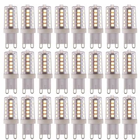 24 X G9 LED SMD Dimmable Light Bulb 3.7W Warm White contemporary ceiling fixture