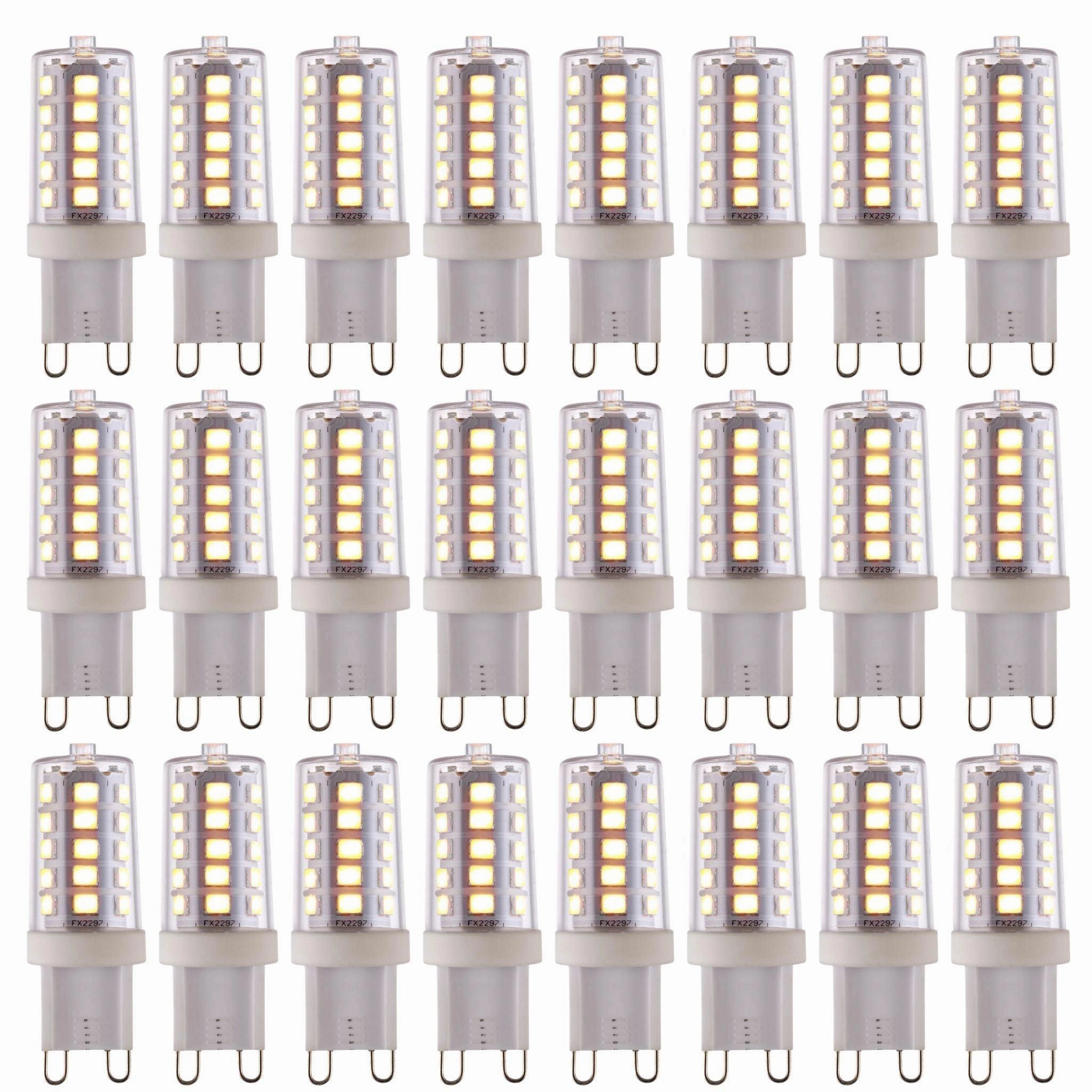 24 X G9 LED SMD Dimmable Light Bulb 3.7W Warm White contemporary ceiling fixture