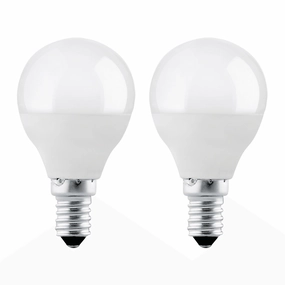 2 x E14 LED Lamp/Bulb Non-Dimmable 4W (40W Equivalent) contemporary ceiling fixture