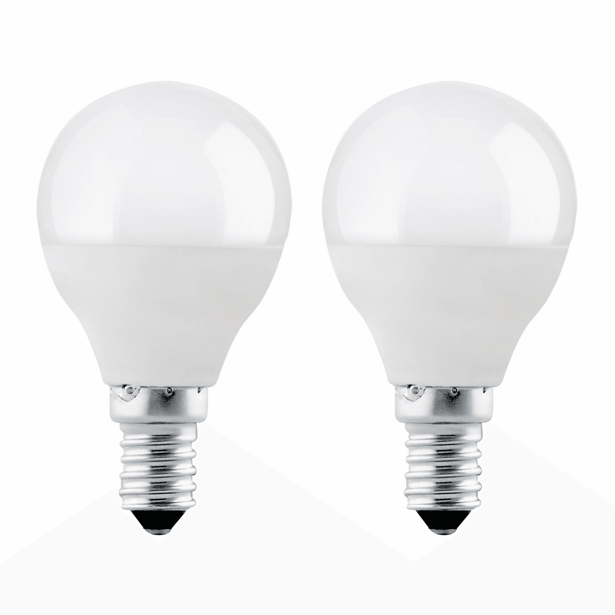 2 x E14 LED Lamp/Bulb Non-Dimmable 4W (40W Equivalent) contemporary ceiling fixture