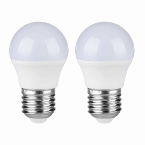 2 x  E27 LED 4.5W Non-Dimmable Lamp/Bulb (40W Equivalent) contemporary ceiling fixture