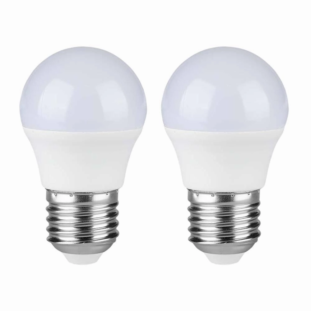 2 x  E27 LED 4.5W Non-Dimmable Lamp/Bulb (40W Equivalent) contemporary ceiling fixture