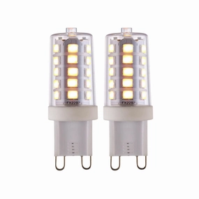 2 X G9 LED SMD Dimmable Light Bulb 3.7W Warm White contemporary ceiling fixture