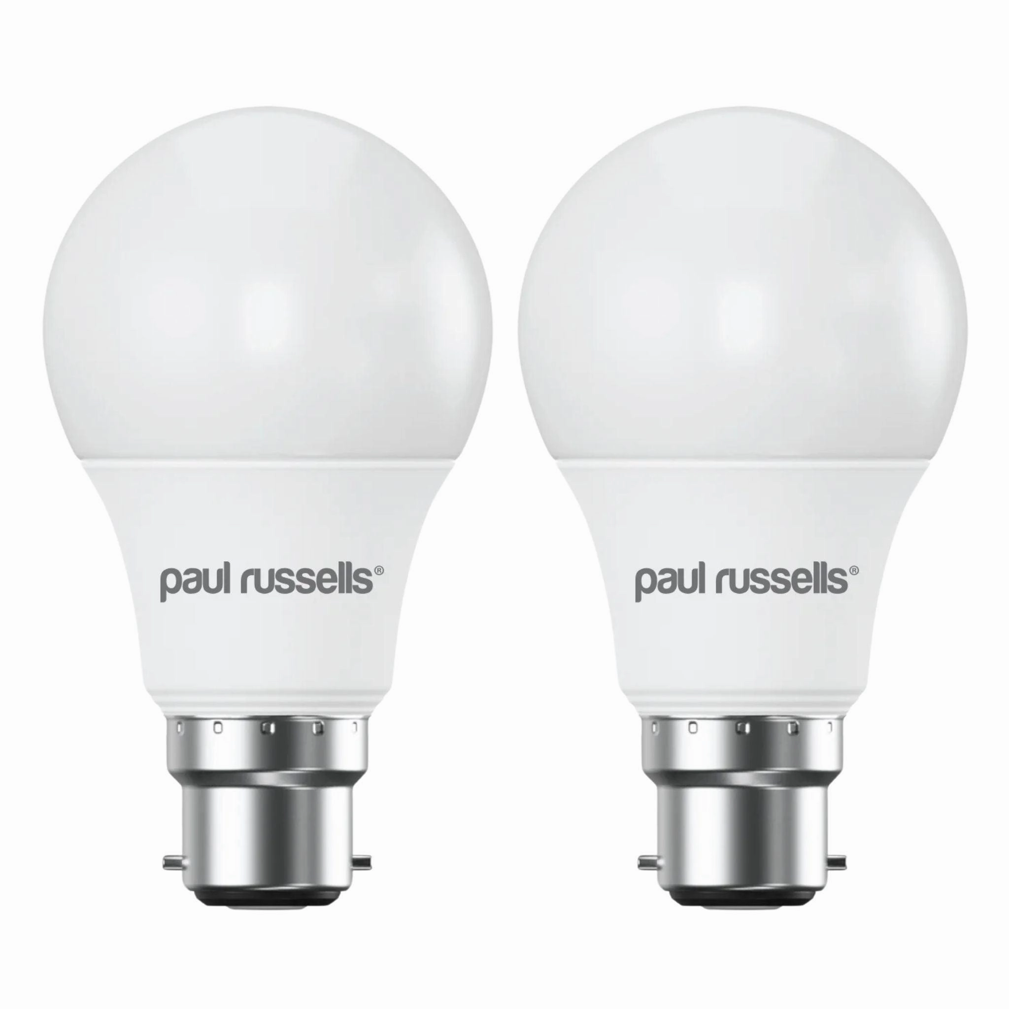 2 X LED Dimmable B22 8.5W (60W) Warm White GLS Bayonet Cap Light Bulbs contemporary ceiling fixture