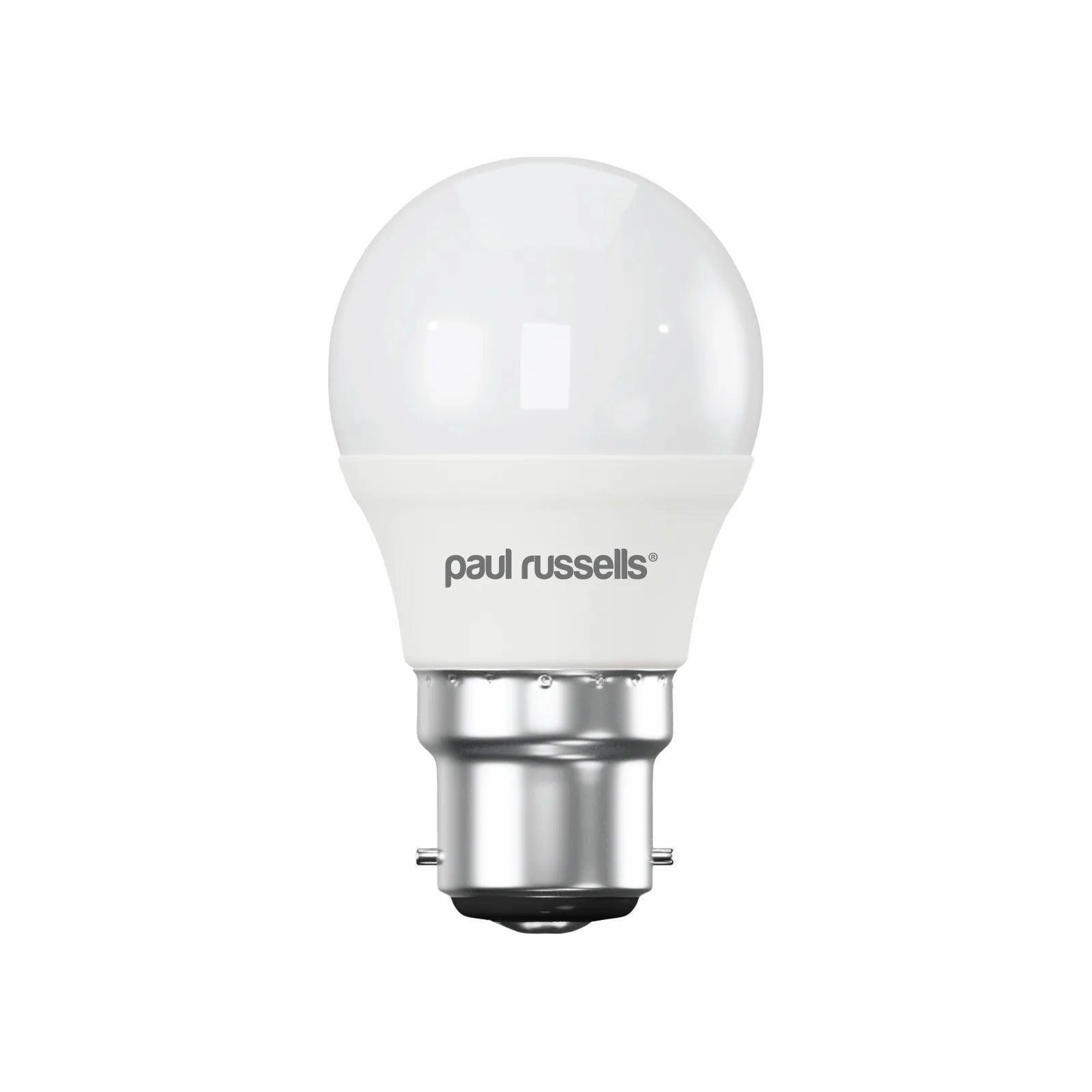2 X LED Dimmable Golf B22 5.5W (40W) Warm White Bayonet Cap Light Bulbs