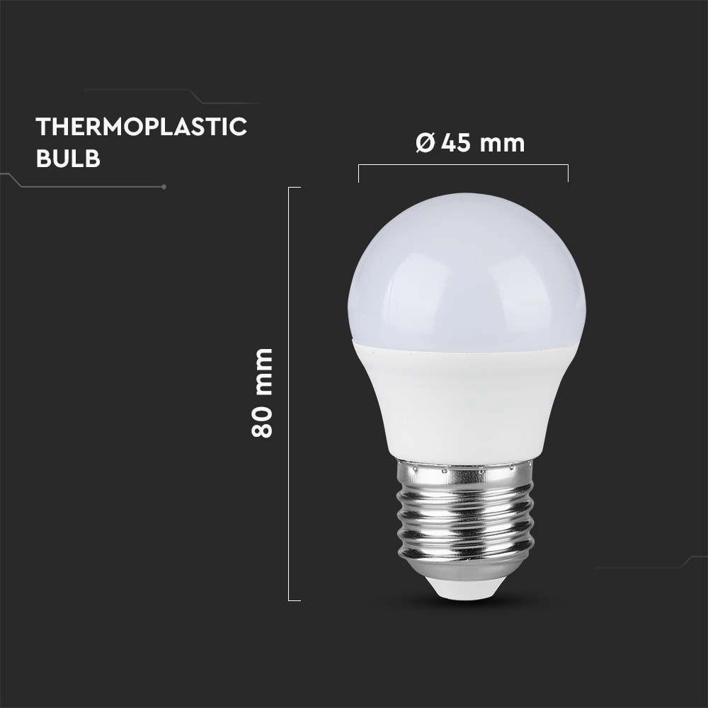 3 x  E27 LED 4.5W Non-Dimmable Lamp/Bulb (40W Equivalent)