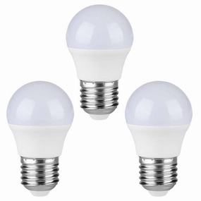 3 x  E27 LED 4.5W Non-Dimmable Lamp/Bulb (40W Equivalent) contemporary ceiling fixture