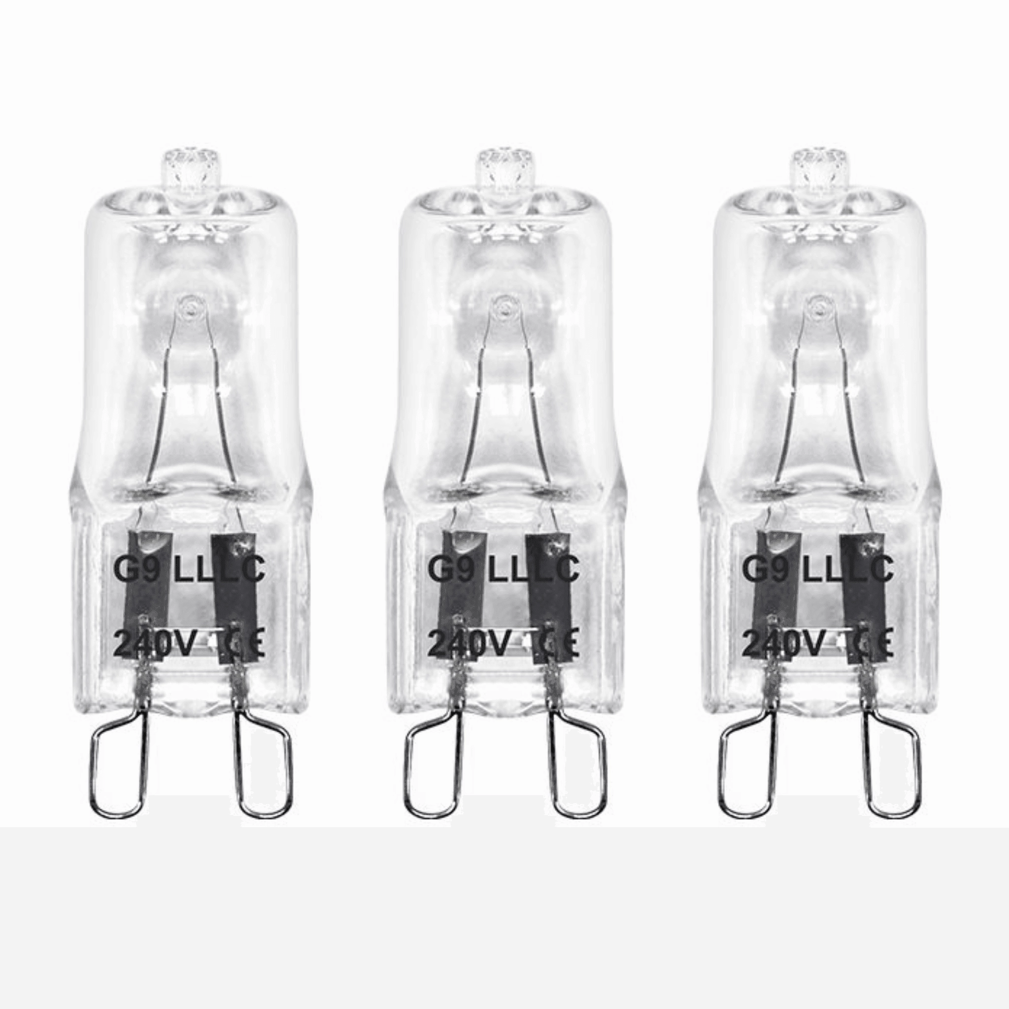 3 x G9 Dimmable 28W Warm White Halogen (40W Equivalent) contemporary ceiling fixture