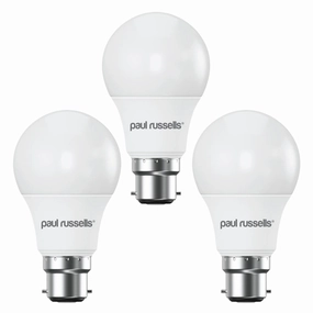 3 X LED Dimmable B22 8.5W (60W) Warm White GLS Bayonet Cap Light Bulbs contemporary ceiling fixture