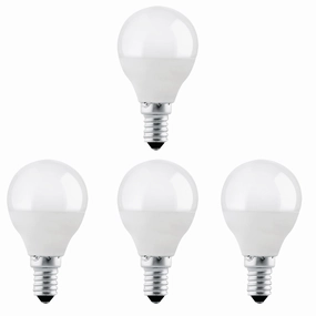 4 x E14 LED Lamp/Bulb Dimmable 4W (40W Equivalent) contemporary ceiling fixture