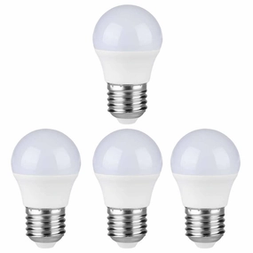4 x  E27 LED 4.5W Non-Dimmable Lamp/Bulb (40W Equivalent) contemporary ceiling fixture