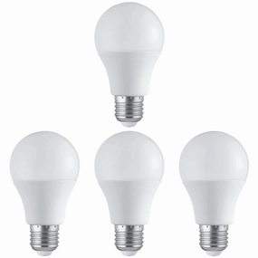 4 x E27 LED Dimmable 10W Lamp/Bulb (60W Equivalent) contemporary ceiling fixture