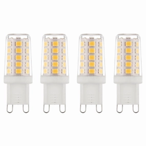 4 x G9 LED Non-Dimmable Light Bulb 2.3W Warm White contemporary ceiling fixture