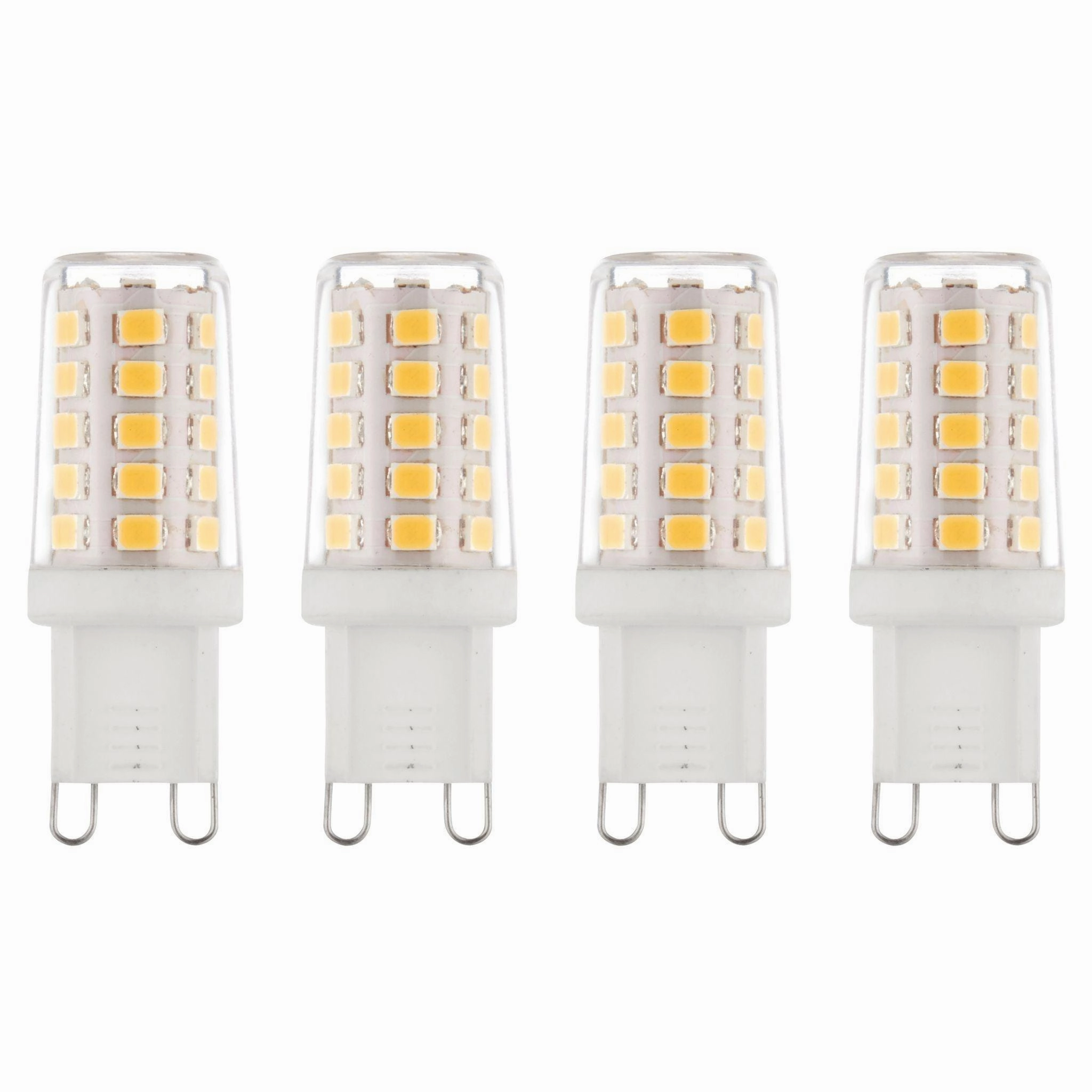 4 x G9 LED Non-Dimmable Light Bulb 2.3W Warm White contemporary ceiling fixture