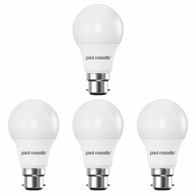 4 X LED Dimmable B22 8.5W (60W) Warm White GLS Bayonet Cap Light Bulbs contemporary ceiling fixture
