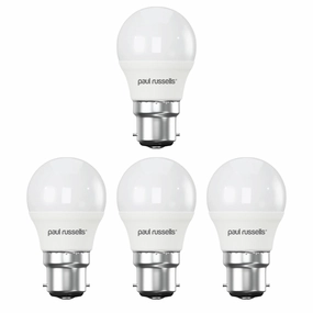 4 X LED Dimmable Golf B22 5.5W (40W) Warm White Bayonet Cap Light Bulbs contemporary ceiling fixture