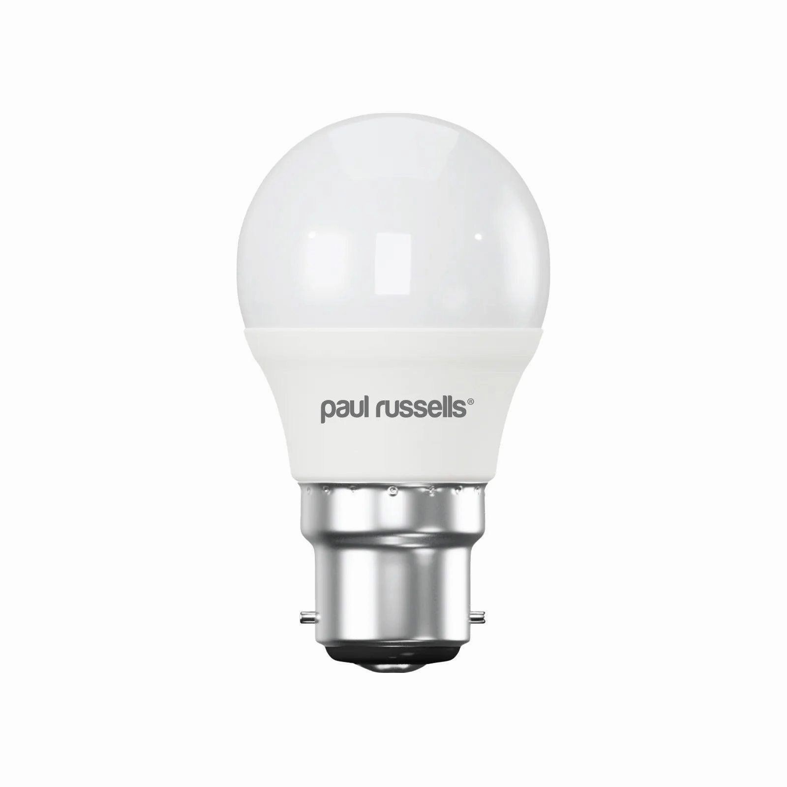 5 X LED Dimmable Golf B22 5.5W (40W) Warm White Bayonet Cap Light Bulbs