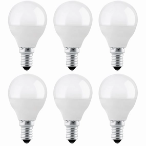 6 x E14 LED Lamp/Bulb Dimmable 4W (40W Equivalent) contemporary ceiling fixture