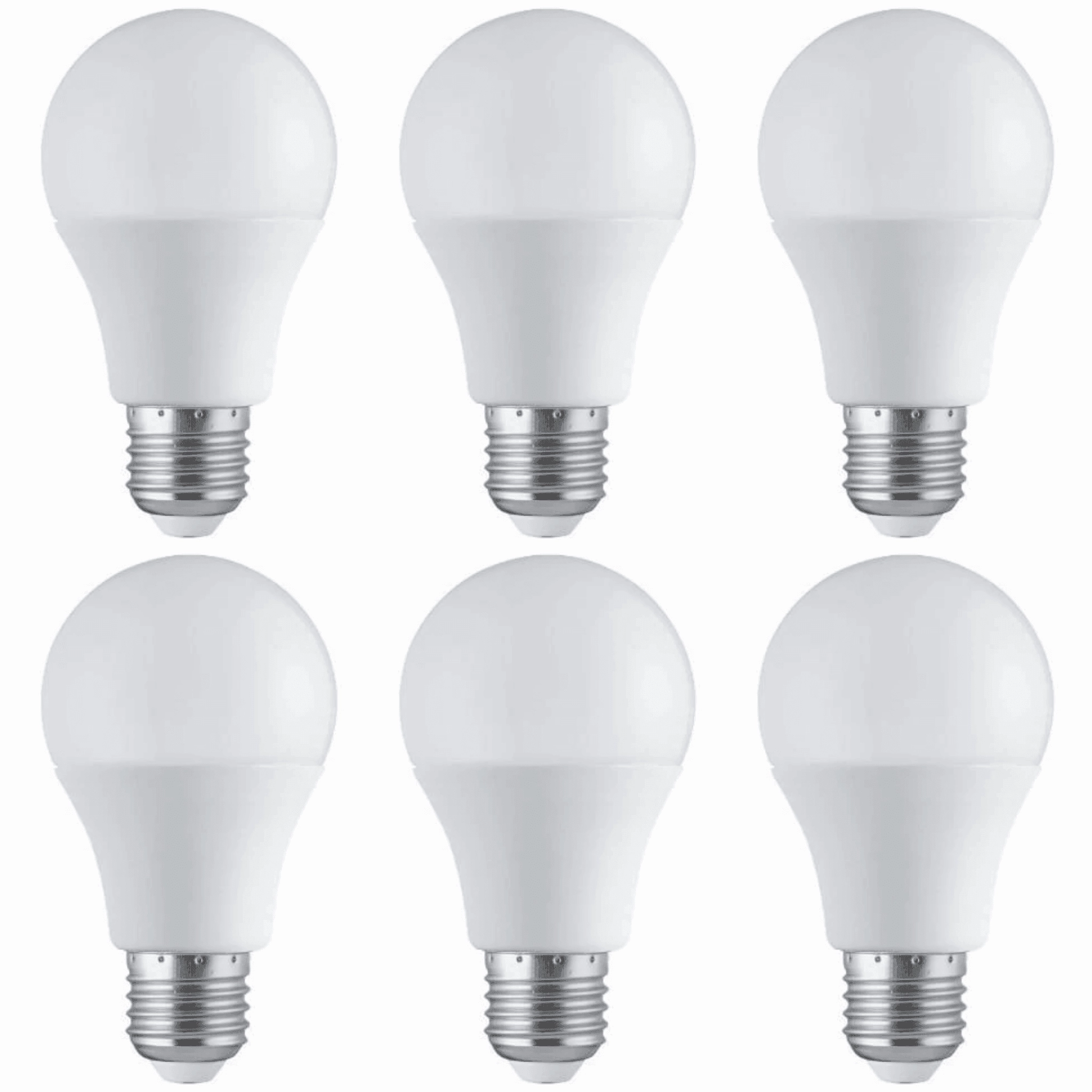 6 x E27 LED 10W Non-Dimmable Lamp/Bulb (60W Equivalent) contemporary ceiling fixture