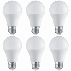 6 x E27 LED 10W Non-Dimmable Lamp/Bulb (60W Equivalent) contemporary ceiling fixture