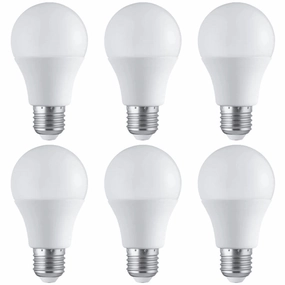 6 x E27 LED Dimmable 10W Lamp/Bulb (60W Equivalent) contemporary ceiling fixture