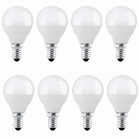 8 x E14 LED Lamp/Bulb Dimmable 4W (40W Equivalent) contemporary ceiling fixture