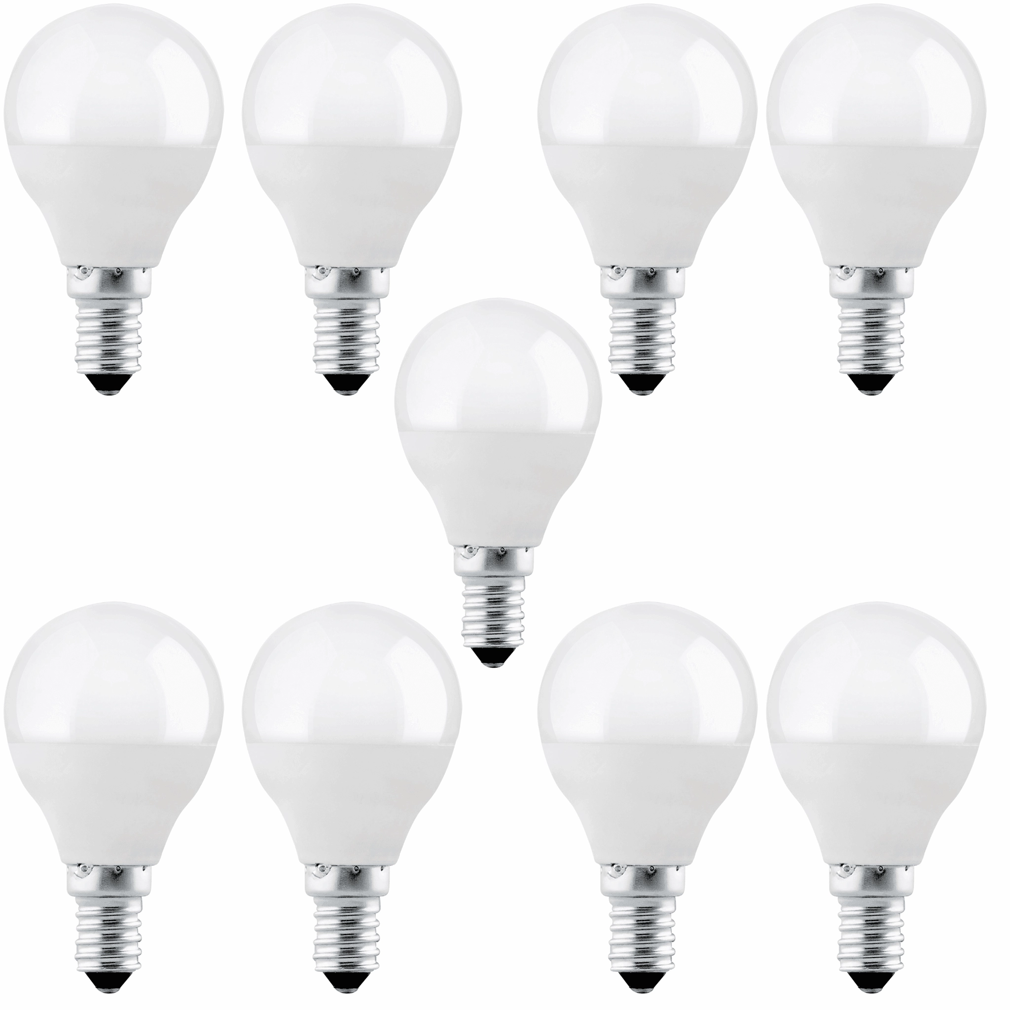 9 x E14 LED Lamp/Bulb Dimmable 4W (40W Equivalent) contemporary ceiling fixture