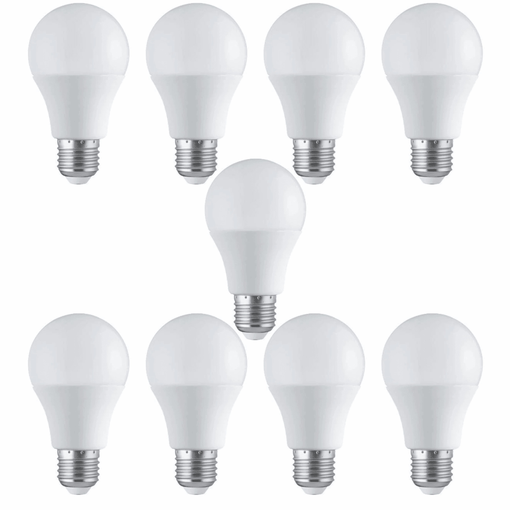 9 x E27 LED Dimmable 10W Lamp/Bulb (60W Equivalent) contemporary ceiling fixture