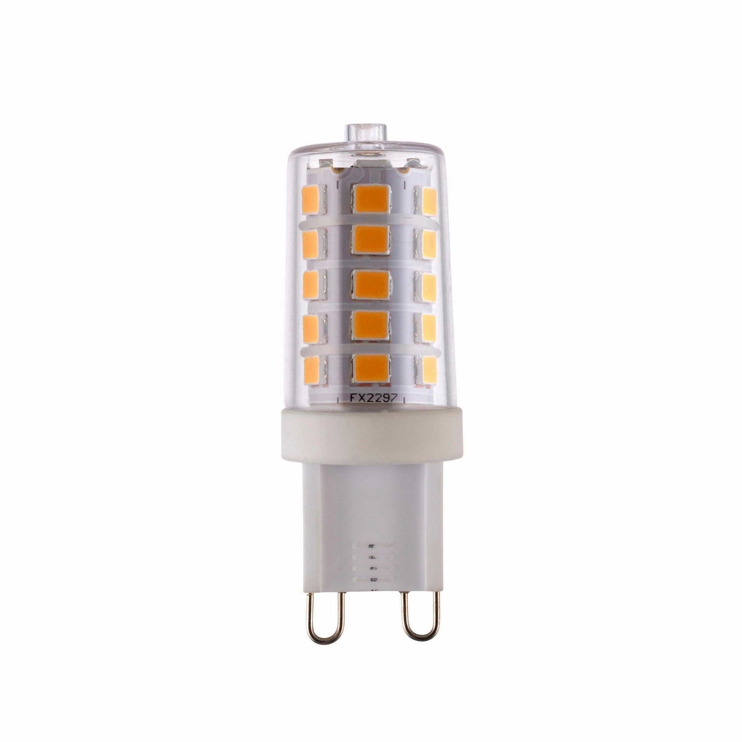 9 X G9 LED SMD Dimmable Light Bulb 3.7W Warm White