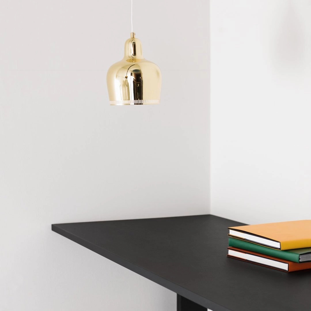 A330S Golden Bell Pendant Light