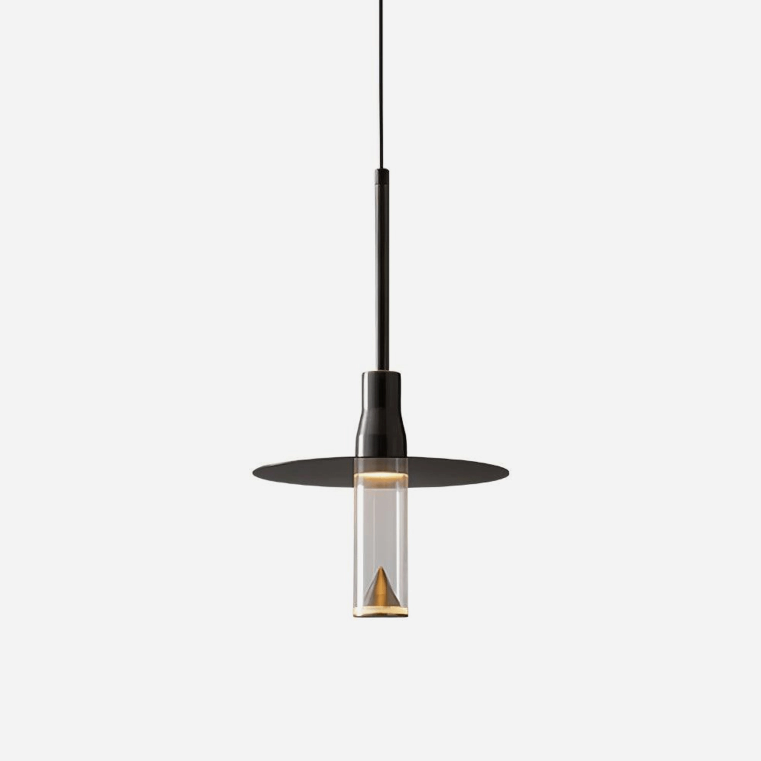 Acrylic Hat Plate Pendant Light contemporary ceiling lighting